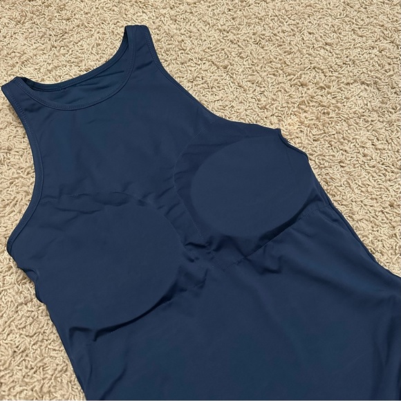 💙 Klassy Network • Lux High Neck Bramisuit in Midnight Blue - Picture 10 of 13